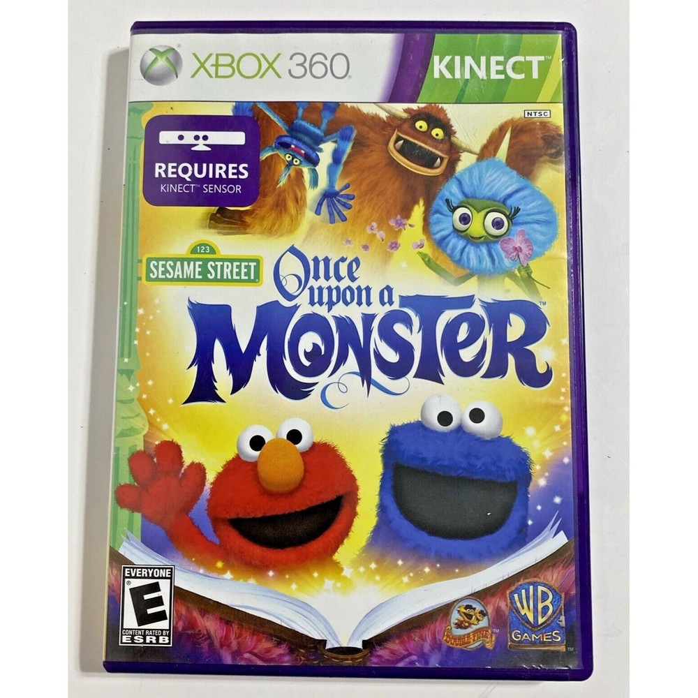 Sesame Street: Once Upon a Monster (Requires Kinect) Xbox 360 Complete Working - Picture 1 of 9